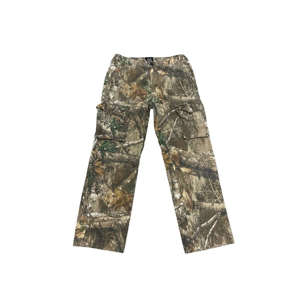 Realtree Edge Camo Cargo Hunting Pants Men’s 32/34 Medium Outdoor Tactical